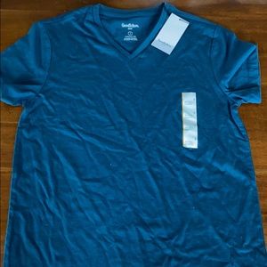 Men’s Teal Goodefella Standard sz small tee NWT